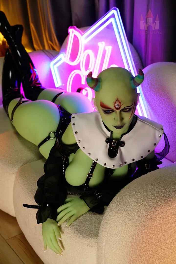 Dolls-Castle 168cm Green Alien Fantasy TPE Doll(US Stock)
